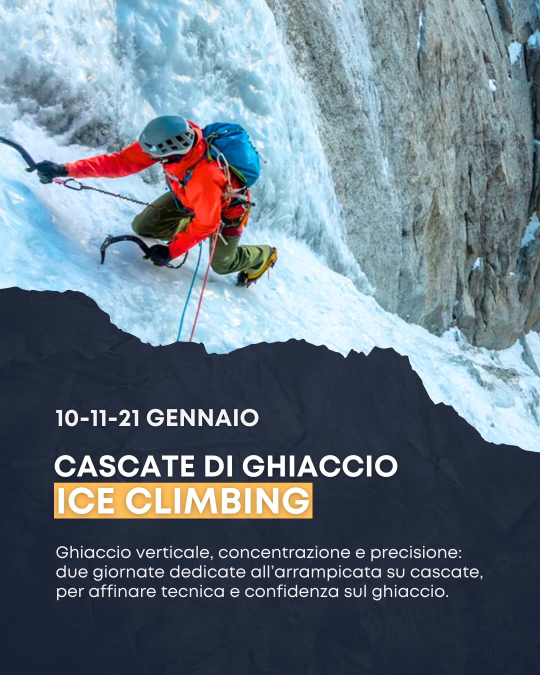 cascate di ghiaccio ice climbing
