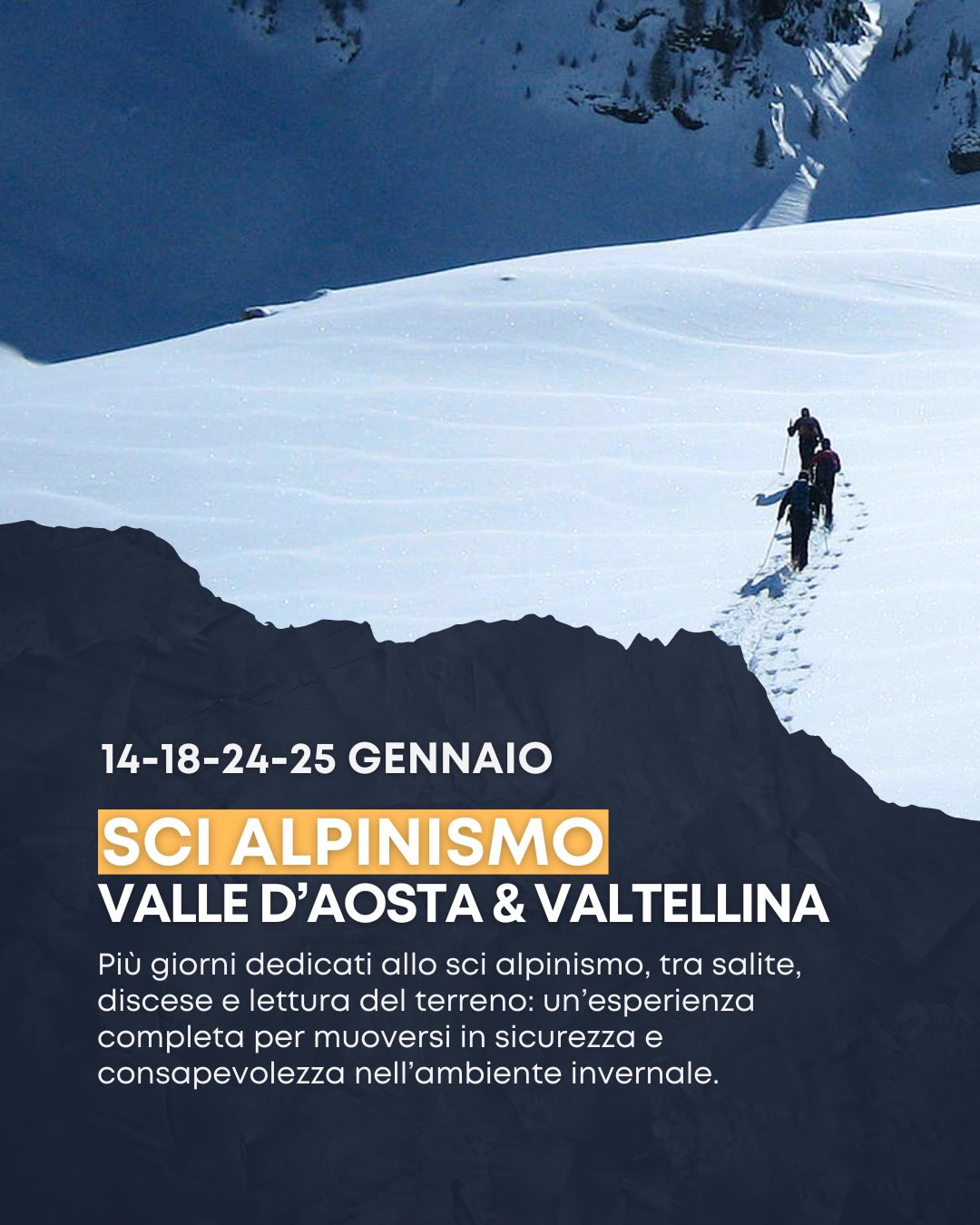 sci alpinismo valle d'osta valtellina