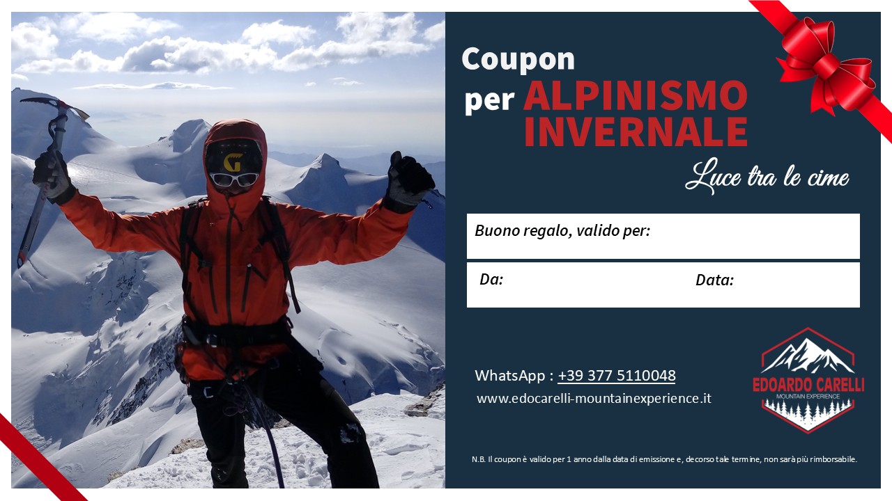 Coupon – Alpinismo invernale – Edoardo Carelli Coupon Alpinismo invernale - Edoardo Carelli