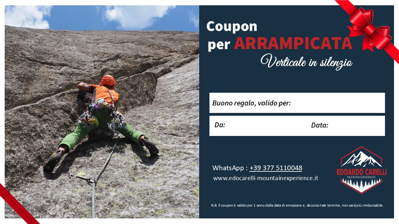 Coupon – Arrampicata – Edoardo Carelli Coupon - Arrampicata - Edoardo Carelli