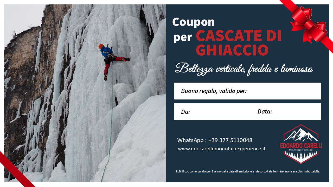 Coupon – Cascate di ghiaccio – Edoardo Carelli Coupon - Cascate di ghiaccio - Edoardo Carelli