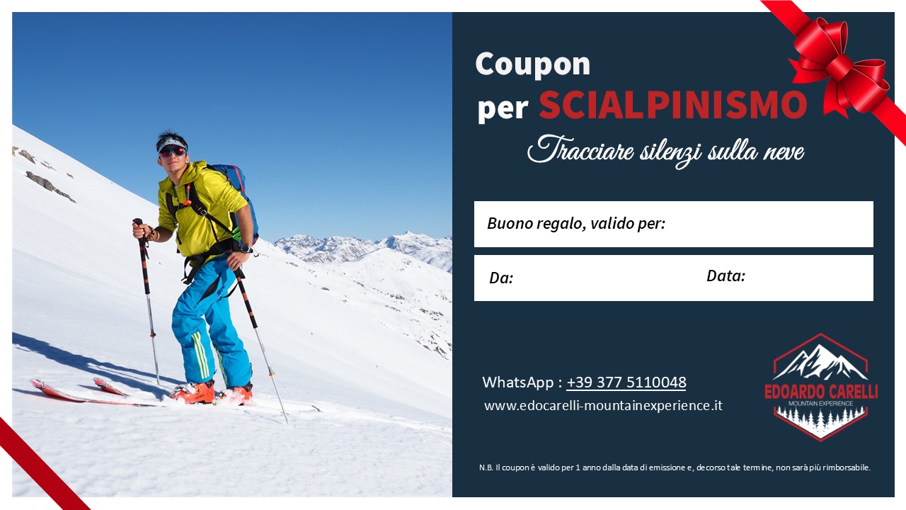 Coupon – Scialpinismo – Edoardo Carelli Coupon - Scialpinismo - Edoardo Carelli